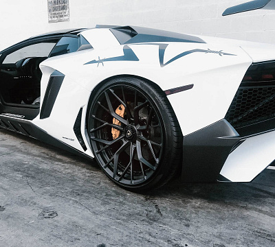 Фото дисков Brixton Forged PF10 на Lamborghini Aventador