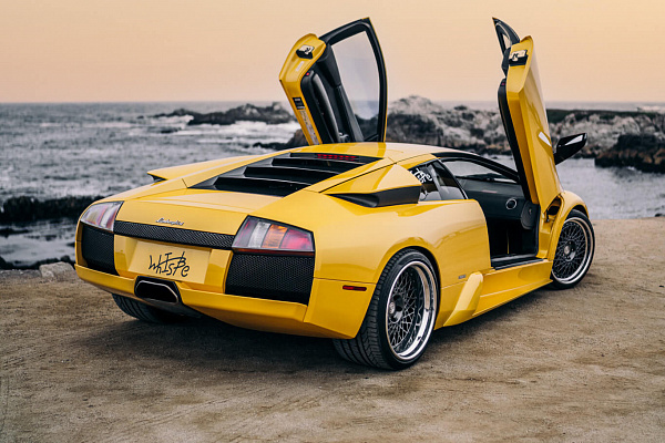 Фото дисков HRE 501 Глянцевый графит на Lamborghini Murcielago