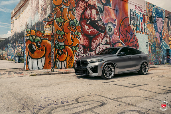 Фото дисков Vossen M-X3 (3-Piece) Сатиновый графит на BMW X6/X6 M (G06/F96)