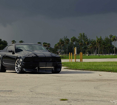 Фото дисков Vossen CV1 на Ford Mustang V