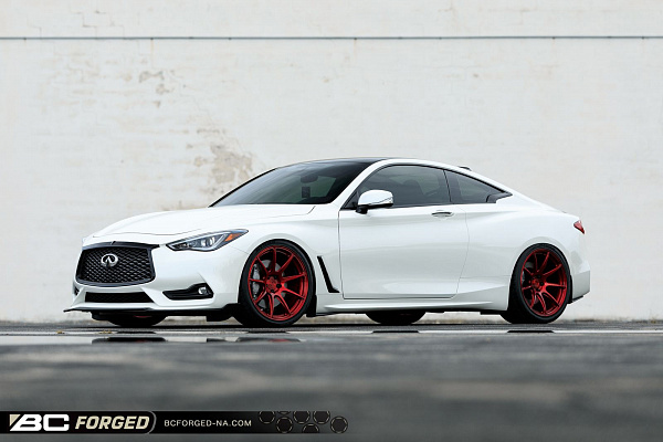 Фото дисков BC Forged RZ39 Красный глянец на Infiniti Q60 II