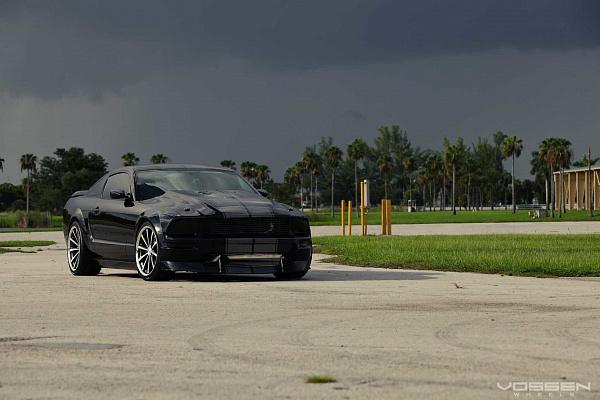Фото дисков Vossen CV1 Серебро на Ford Mustang V