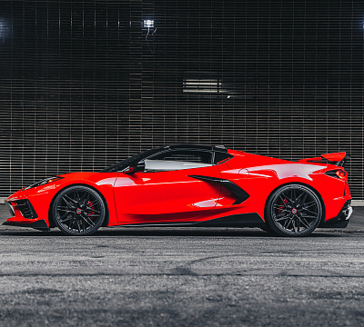 Фото дисков Vossen HF-7 на Chevrolet Corvette C8
