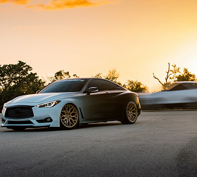 Фото дисков Vossen HF-2 на Infiniti Q60 II