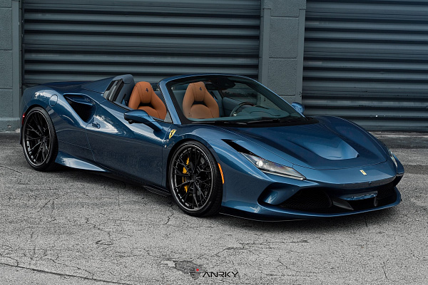 Фото дисков Anrky S3-X5 Черный сатин на Ferrari F8
