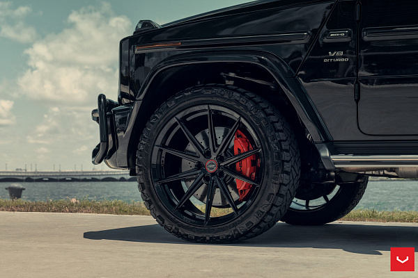 Фото дисков Vossen HFX-2 (5-Lug) Черный глянец на Mercedes-Benz G-Class III