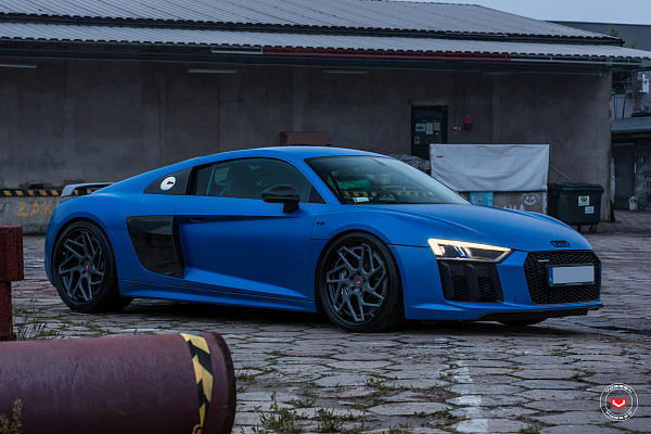 Фото дисков Vossen CG-209T (3-Piece) Сатиновый графит на Audi R8 (4S)