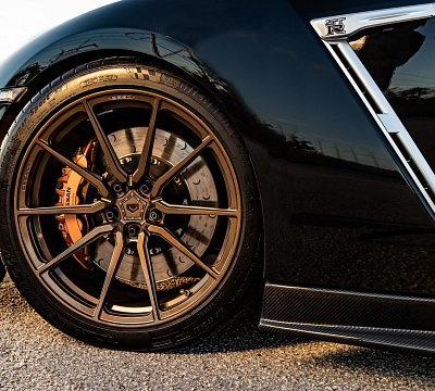 Фото дисков Vossen M-X2 на Nissan GT-R