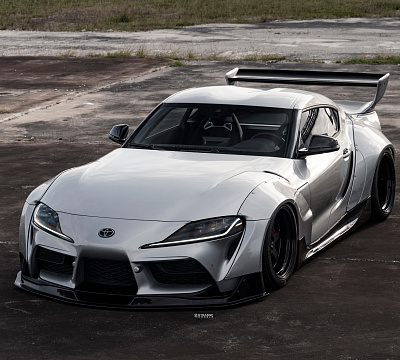 Фото дисков Strasse Wheels S6 Competition на Toyota Supra A90