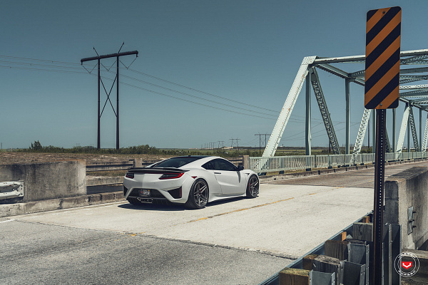 Фото дисков Vossen EVO-1R Глянцевый темный лак на Acura NSX II