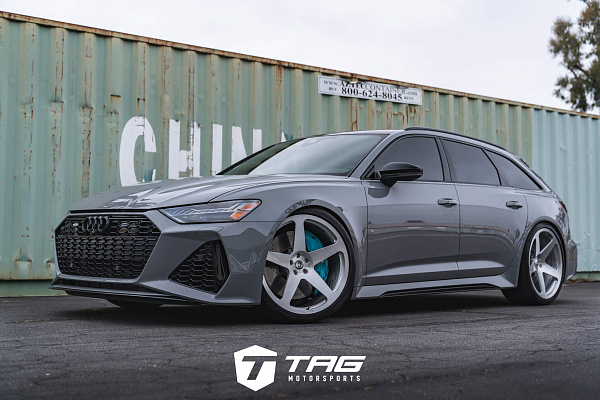 Фото дисков HRE 305M Глянцевый лак на Audi A/RS 6 (C8)