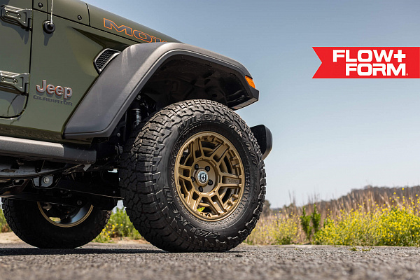 Фото дисков HRE FT1 Глянцевое темное золото на Jeep Gladiator II (JT)