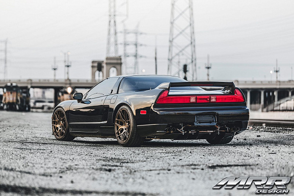 Фото дисков MRR FS01 Глянцевая бронза на Acura NSX I
