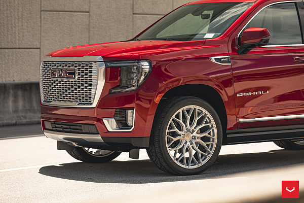Фото дисков Vossen HF6-3 Серебро на GMC Yukon V