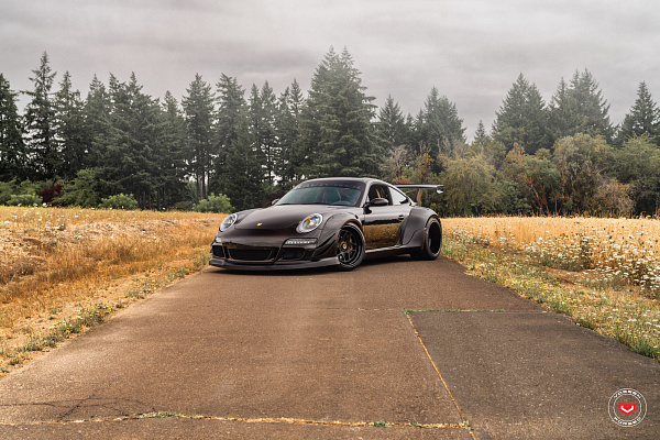 Фото дисков Vossen GEN-02 (3-piece) Черный сатин на Porsche 911 VI
