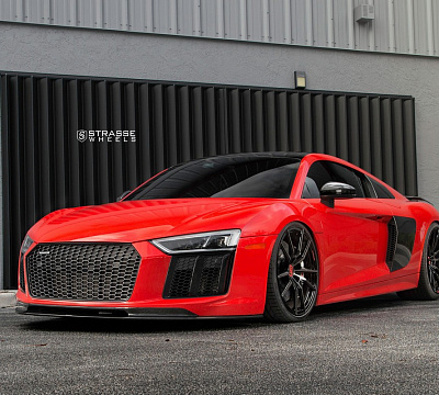 Фото дисков Strasse Wheels SV1 Deep Concave Monoblock на Audi R8 (4S)