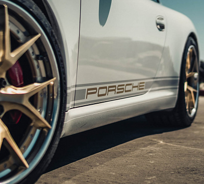 Фото дисков HRE S101 на Porsche 911 VI
