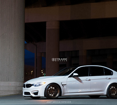 Фото дисков Strasse Wheels R10 Competition на BMW 3/M3 (F3x/F80)