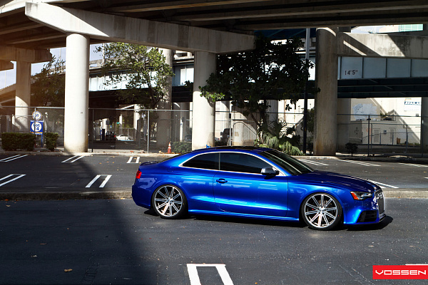 Фото дисков Vossen CV4 Алмазная проточка на Audi A/S/RS 5 (8T)