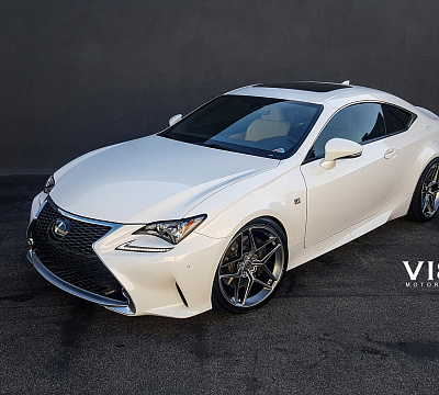 Фото дисков HRE FF11 на Lexus RC