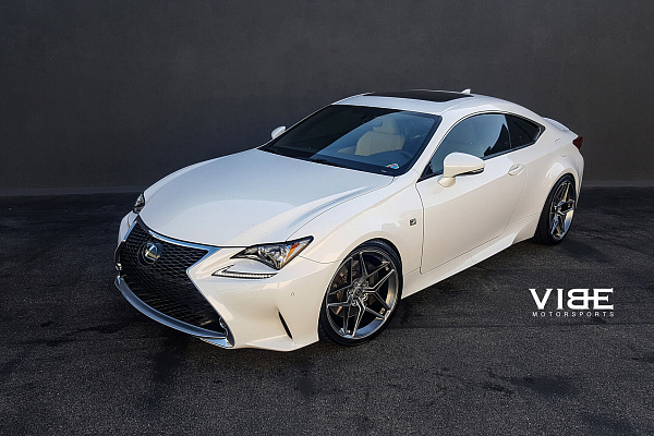 Фото дисков HRE FF11 Глянцевый графит на Lexus RC