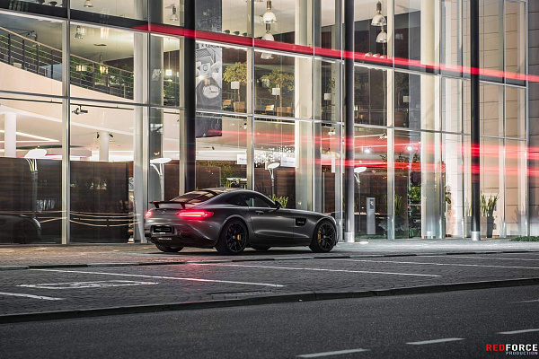 Фото дисков HRE P101 Черный сатин на Mercedes-Benz AMG GT I
