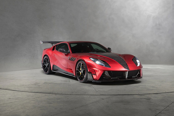Фото дисков Mansory YN.5 Черный глянец на Ferrari 812