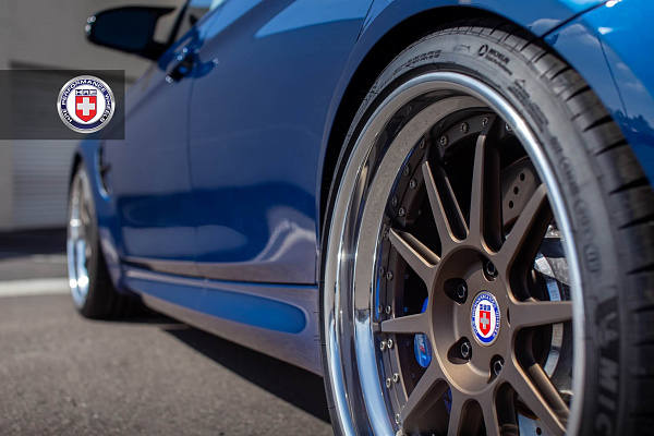 Фото дисков HRE C103 Сатиновая бронза на BMW 3/M3 (F3x/F80)