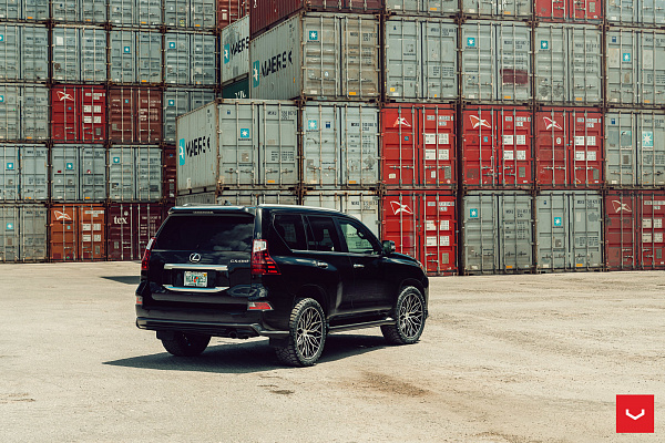 Фото дисков Vossen HF6-3 Алмазная проточка на Lexus GX II