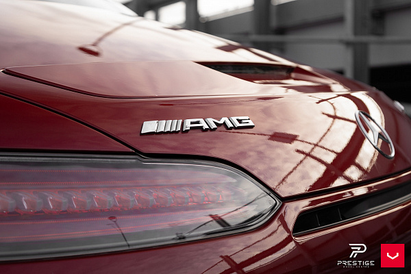 Фото дисков Vossen HF-5 Серебро на Mercedes-Benz AMG GT I