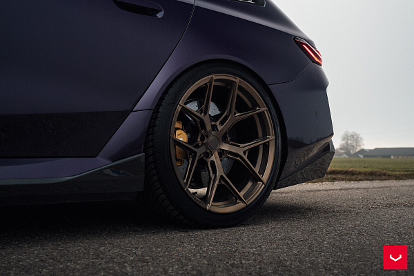 Фото дисков Vossen HF-9 Сатиновая темная бронза на BMW 5/M5 (G60/G90)