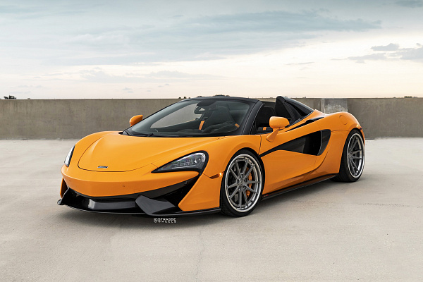 Фото дисков Strasse Wheels SV1 Deep Concave FS Сатиновый тонированный лак на McLaren 570S