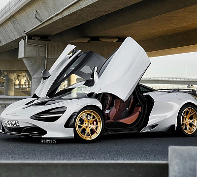 Фото дисков Strasse Wheels SM5R Deep Concave FS на McLaren 720S
