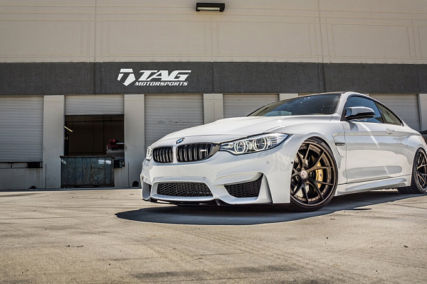 Фото дисков HRE S101 Сатиновая бронза на BMW 4/M4 (F32/F82)