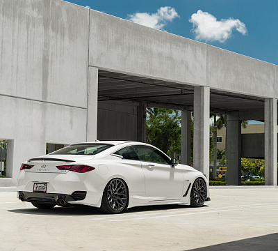 Фото дисков Vossen HF-2 на Infiniti Q60 II