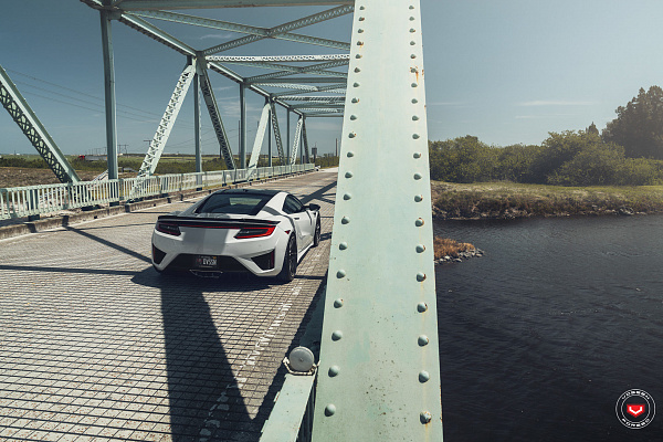 Фото дисков Vossen EVO-1R Глянцевый темный лак на Acura NSX II