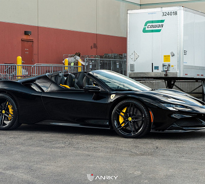 Фото дисков Anrky AN17 на Ferrari SF90