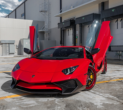 Фото дисков Strasse Wheels SM5R Deep Concave FS на Lamborghini Aventador