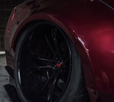 Фото дисков Savini SV43 на Nissan GT-R