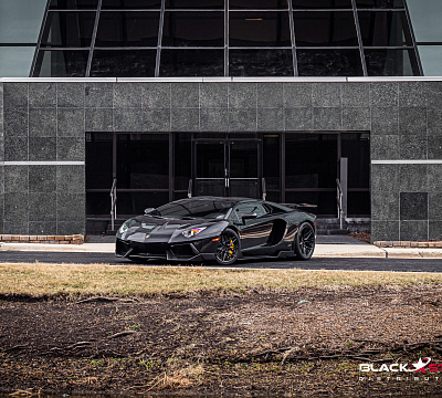 Фото дисков Vossen EVO-5 на Lamborghini Aventador