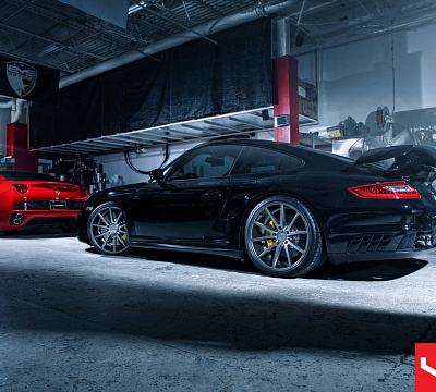 Фото дисков Vossen VFS-1 на Porsche 911 VI