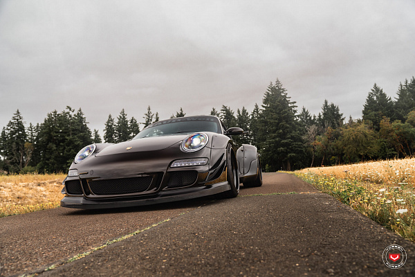 Фото дисков Vossen GEN-02 (3-piece) Черный сатин на Porsche 911 VI