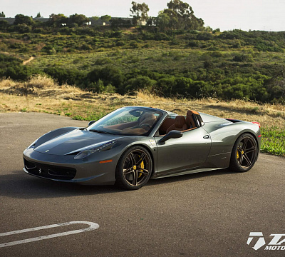 Фото дисков HRE P207 на Ferrari 458