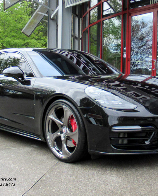 Фото дисков 522M Полированный лак на Porsche Panamera III