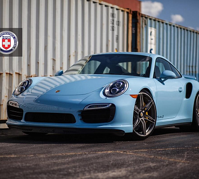 Фото дисков HRE P106 на Porsche 911 VII