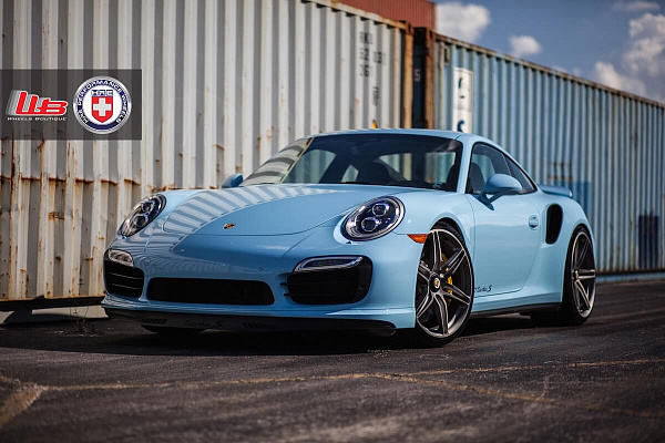 Фото дисков HRE P106 Сатиновый темный лак на Porsche 911 VII