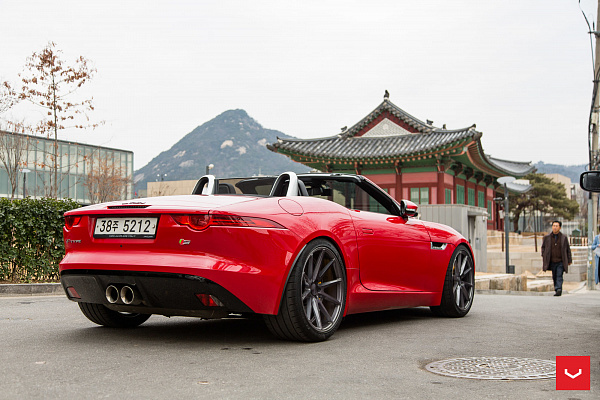 Фото дисков Vossen VFS-1 Глянцевый графит на Jaguar F-Type