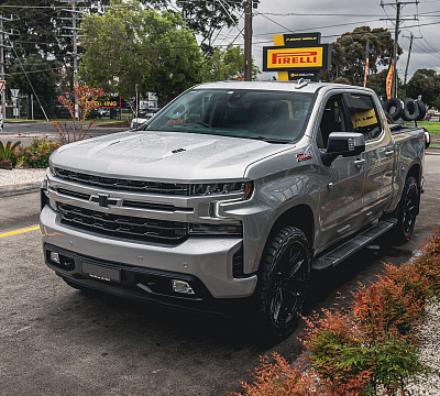 Фото дисков Vossen HF6-4 на Chevrolet Silverado IV