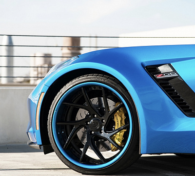 Фото дисков Savini SV67 на Chevrolet Corvette C7