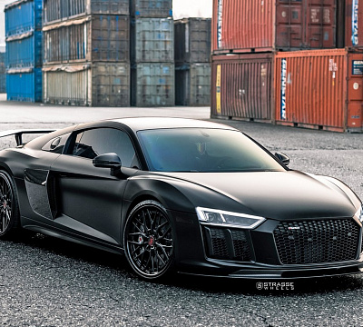 Фото дисков Strasse Wheels SV10M Deep Concave FS на Audi R8 (4S)
